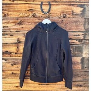 LULULEMON | Scuba Hoodie Light Cotton Fleece (First Release) Black Size 6